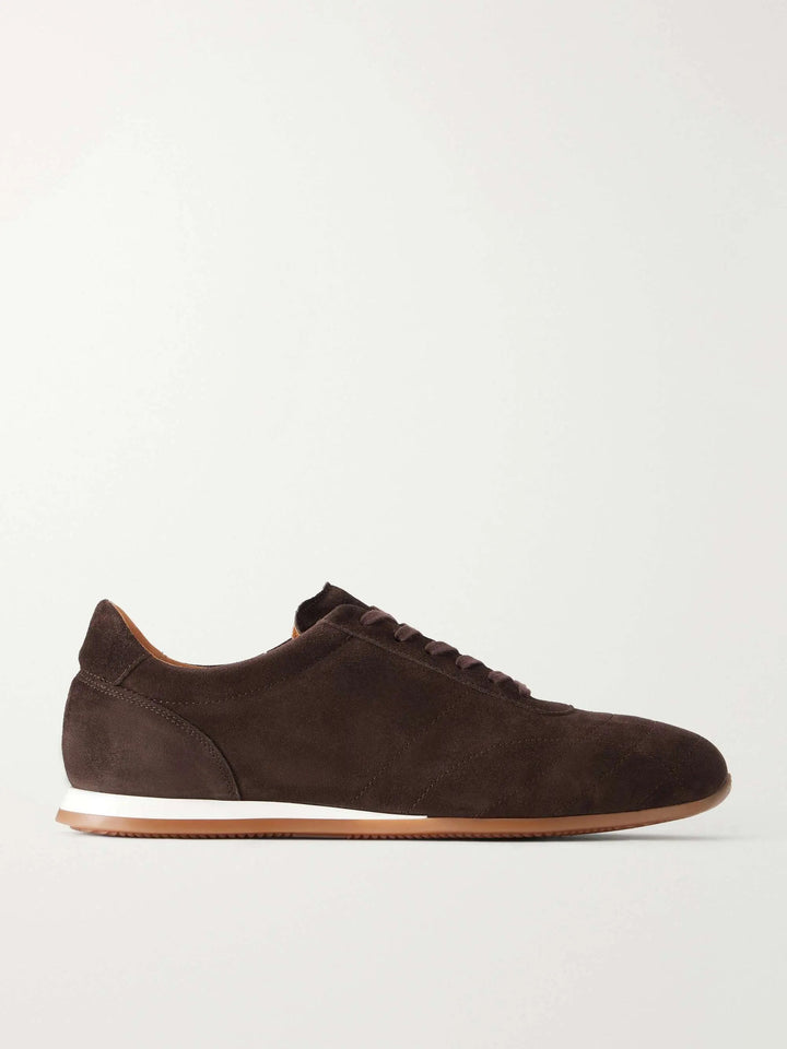 Suede Sneakers Brown
